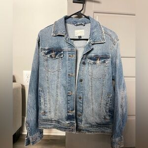 Oversized baggy jean jacket